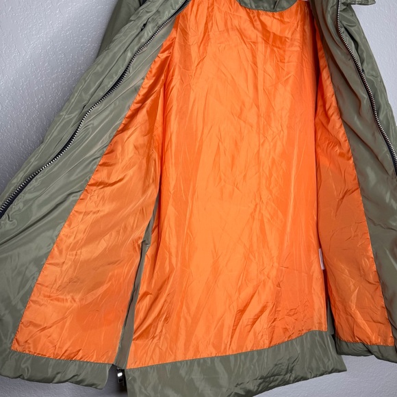 Orolay Womens 092 Green Universe Thickened Down Waterproof Hooded Puffer Jacket - Picture 10 of 13